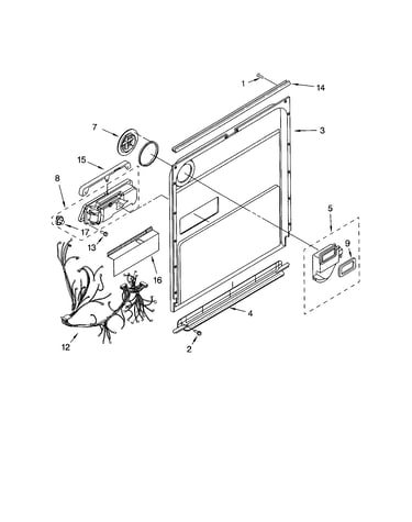 Door and latch