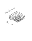 Upper rack and track
