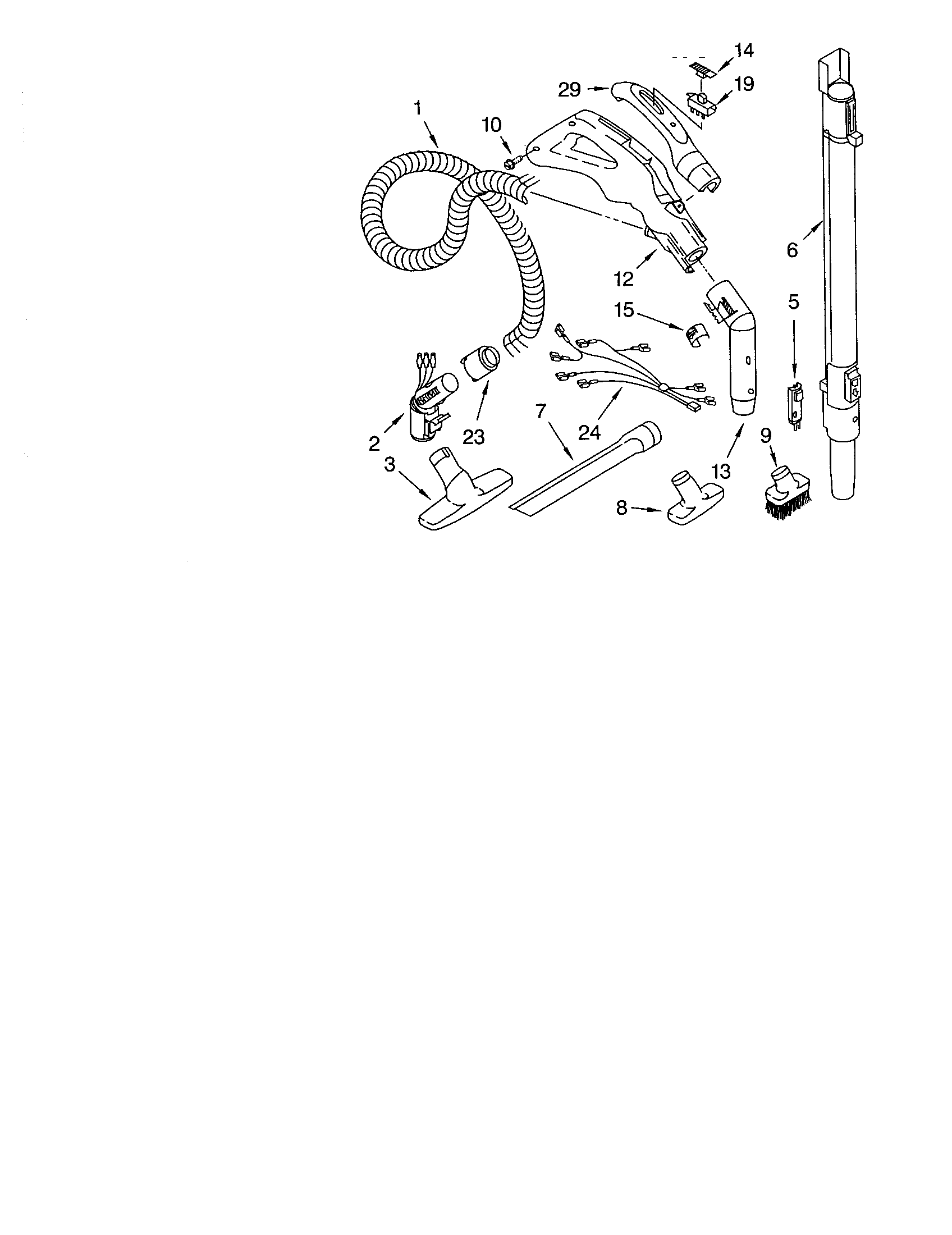 Hose and attachments
