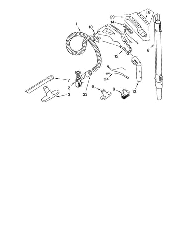 Hose and attachments