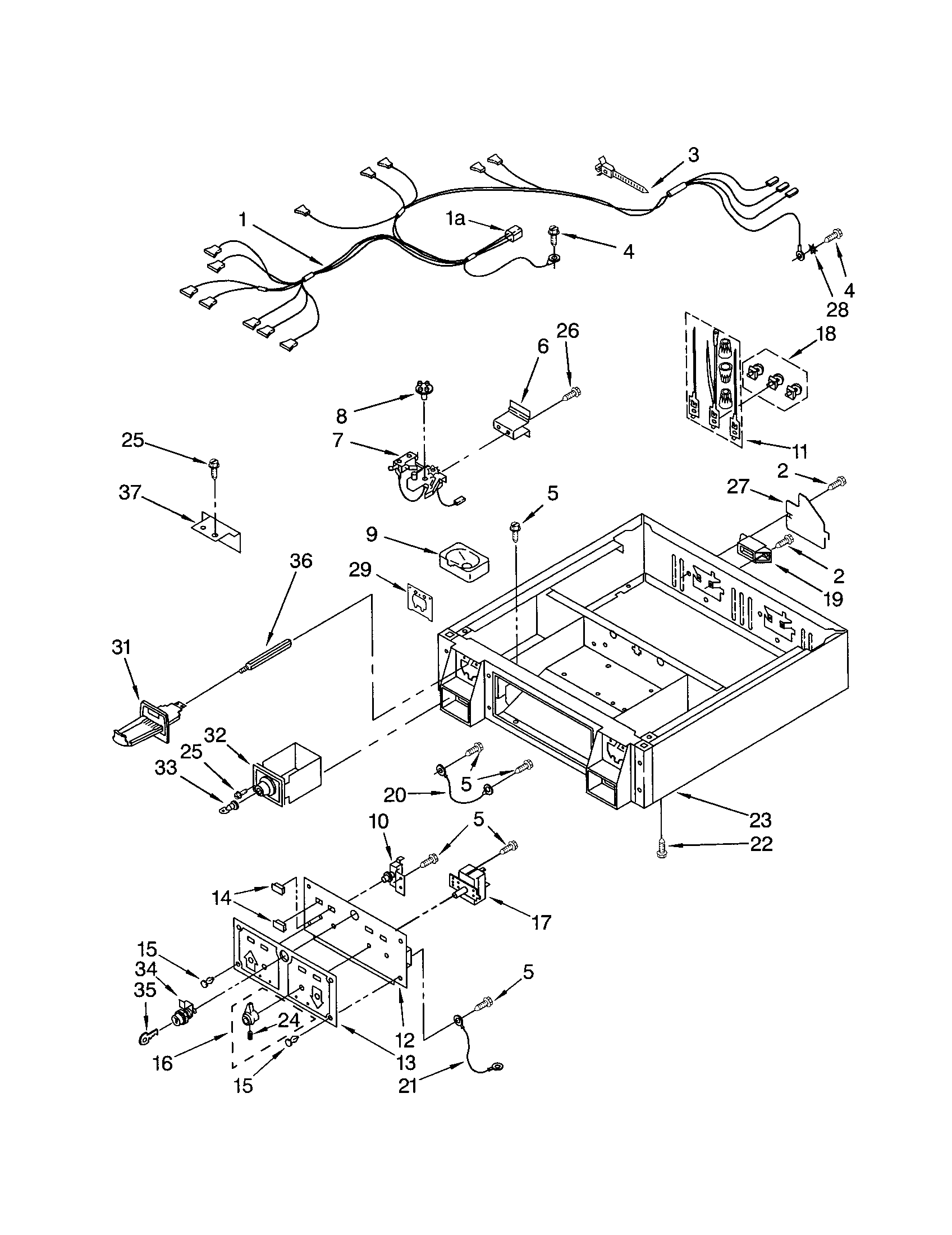 Control panel and separator