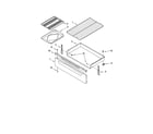 Kenmore 66575002104 drawer and broiler diagram