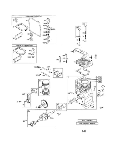 Cylinder/crankshaft
