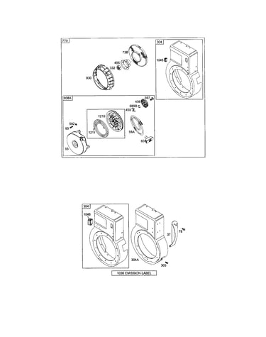 Housing-blower