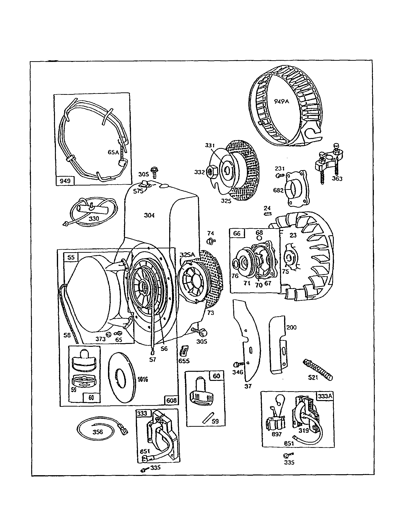 Housing-blower/clutch