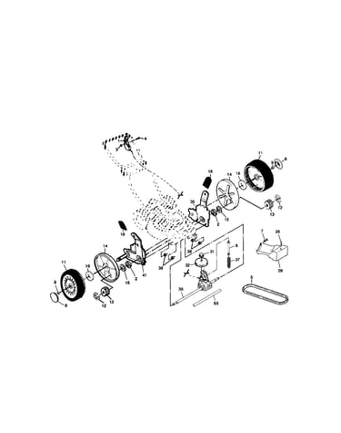 Wheels/tires/gearcase/v-belt