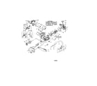 Craftsman 358360121 chasssis/housing/handle/bar/chain diagram