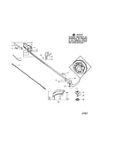 Driveshaft/handle/shield