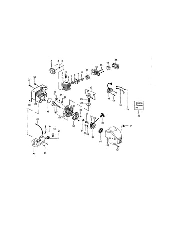 Crankshaft/crankcase/cylinder