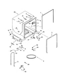 Tub and frame