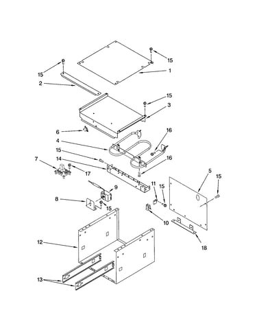 Internal warming drawer