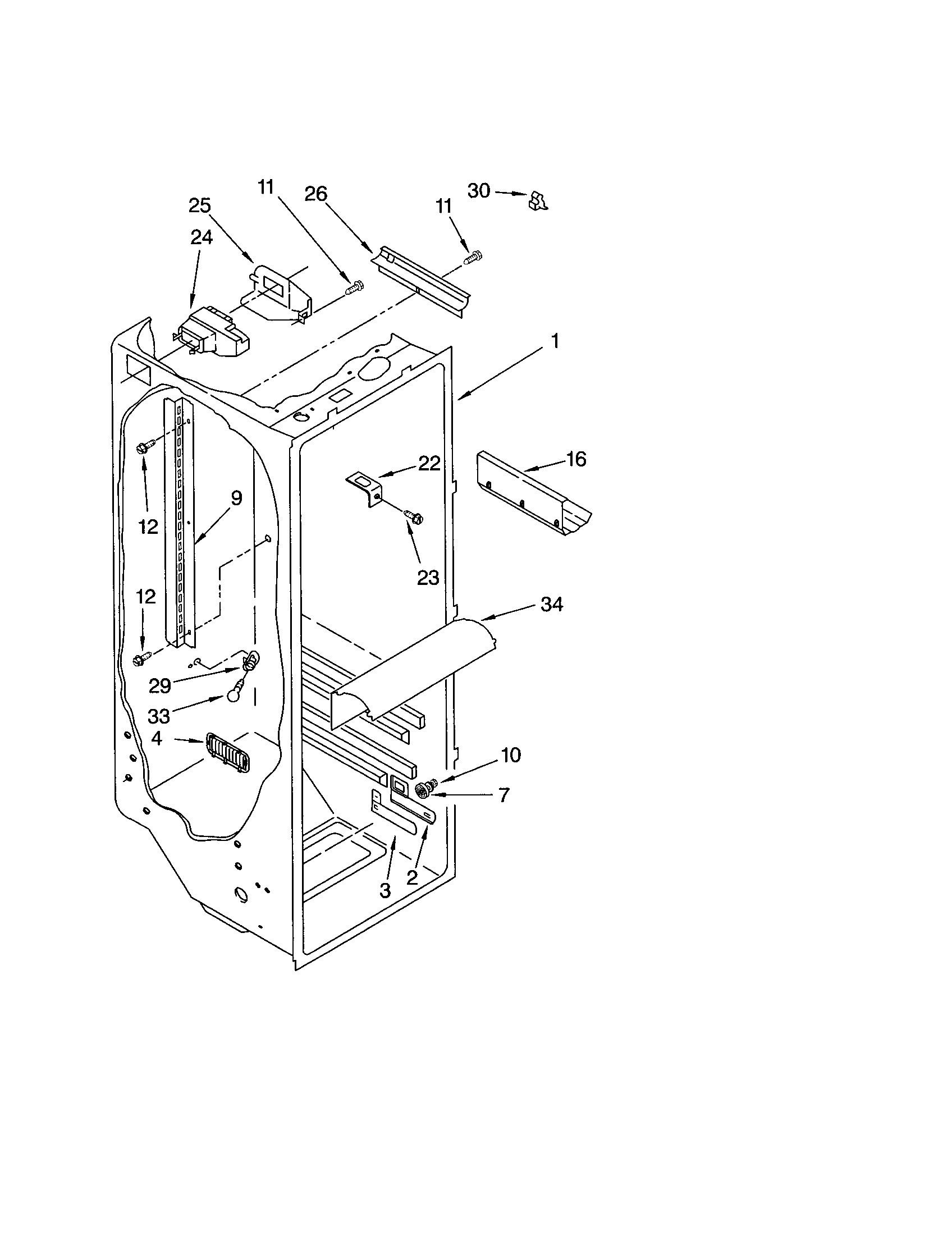 REFRIGERATOR LINER