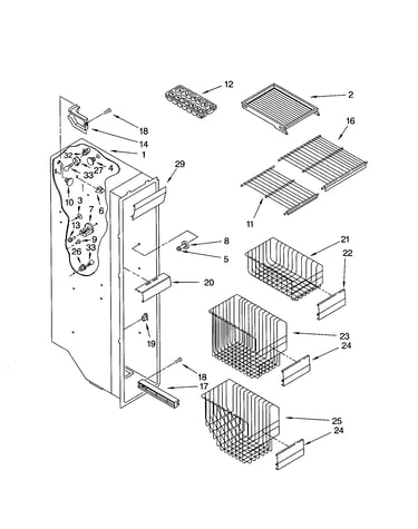 Freezer liner