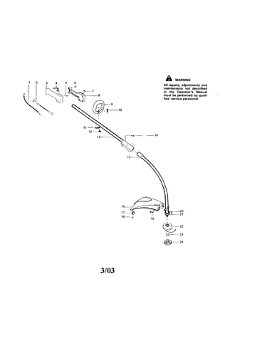 Upper and lower shaft