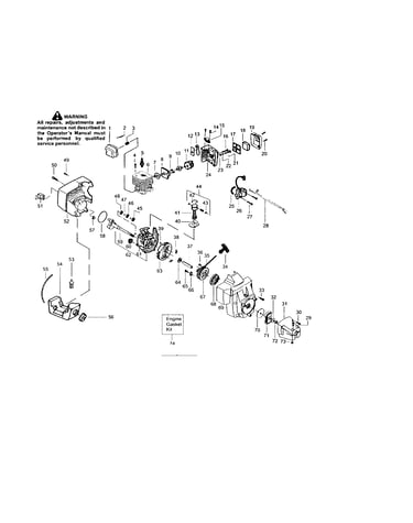 Cylinder/fan housing/crankcase
