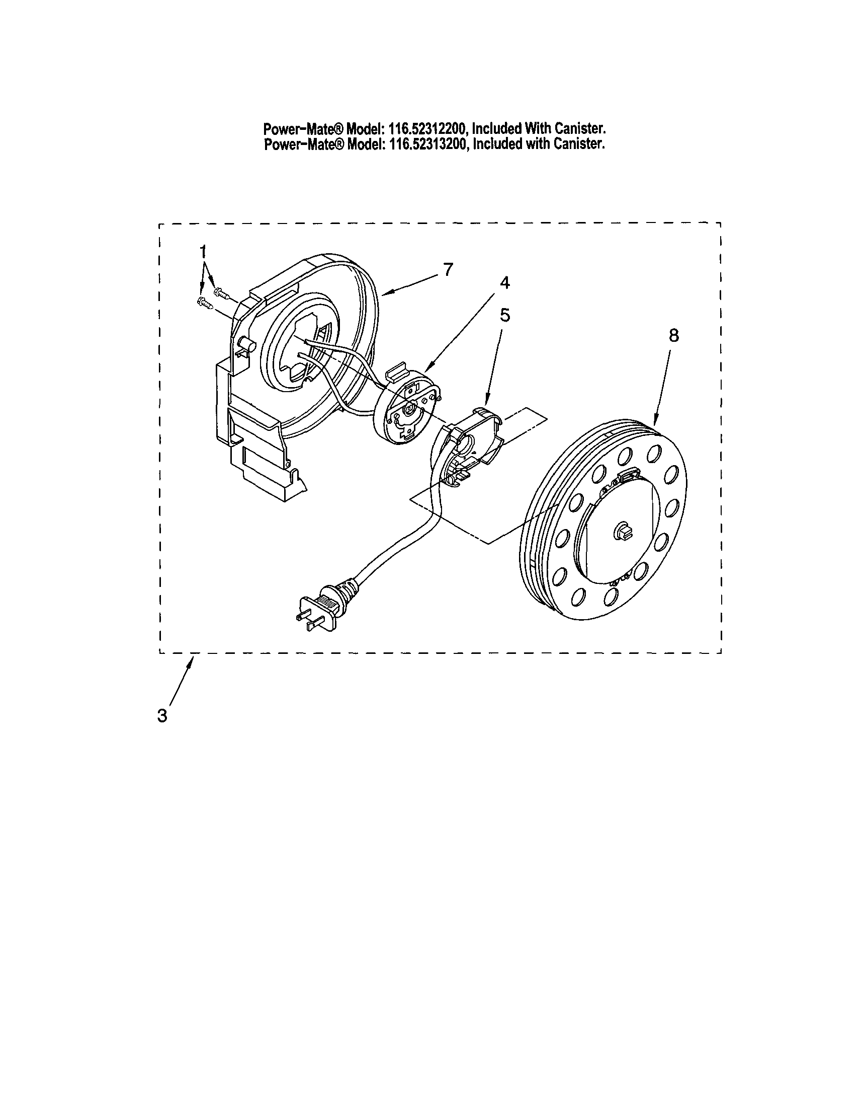 Power cord reel