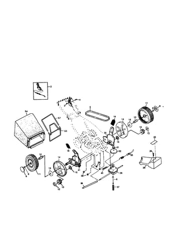 Wheels/tires/bag/v-belt