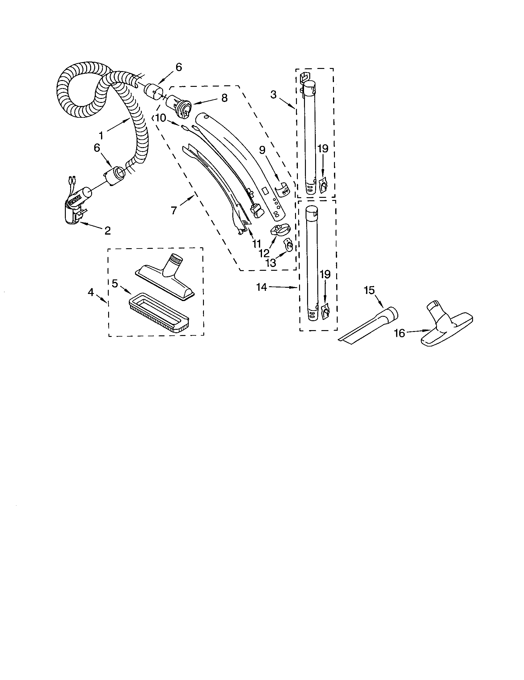 Hose and attachment