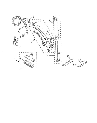 Hose and attachment