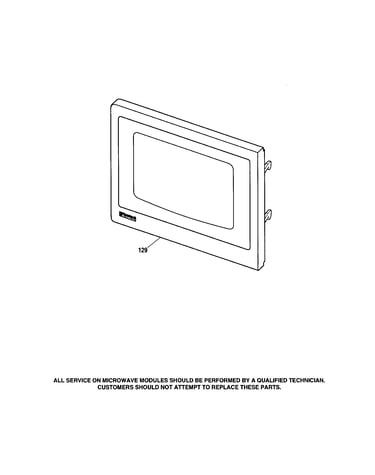 Microwave door