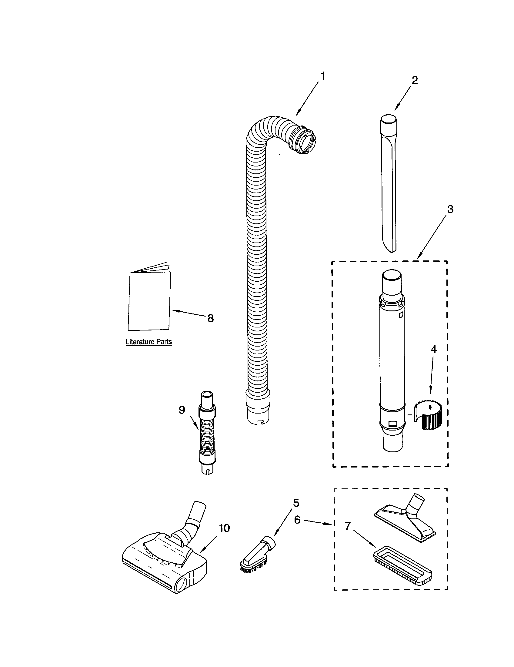 HOSE AND ATTACHMENT