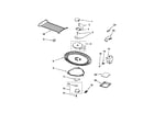 Kenmore Elite 66561682102 magnetron and turntable diagram