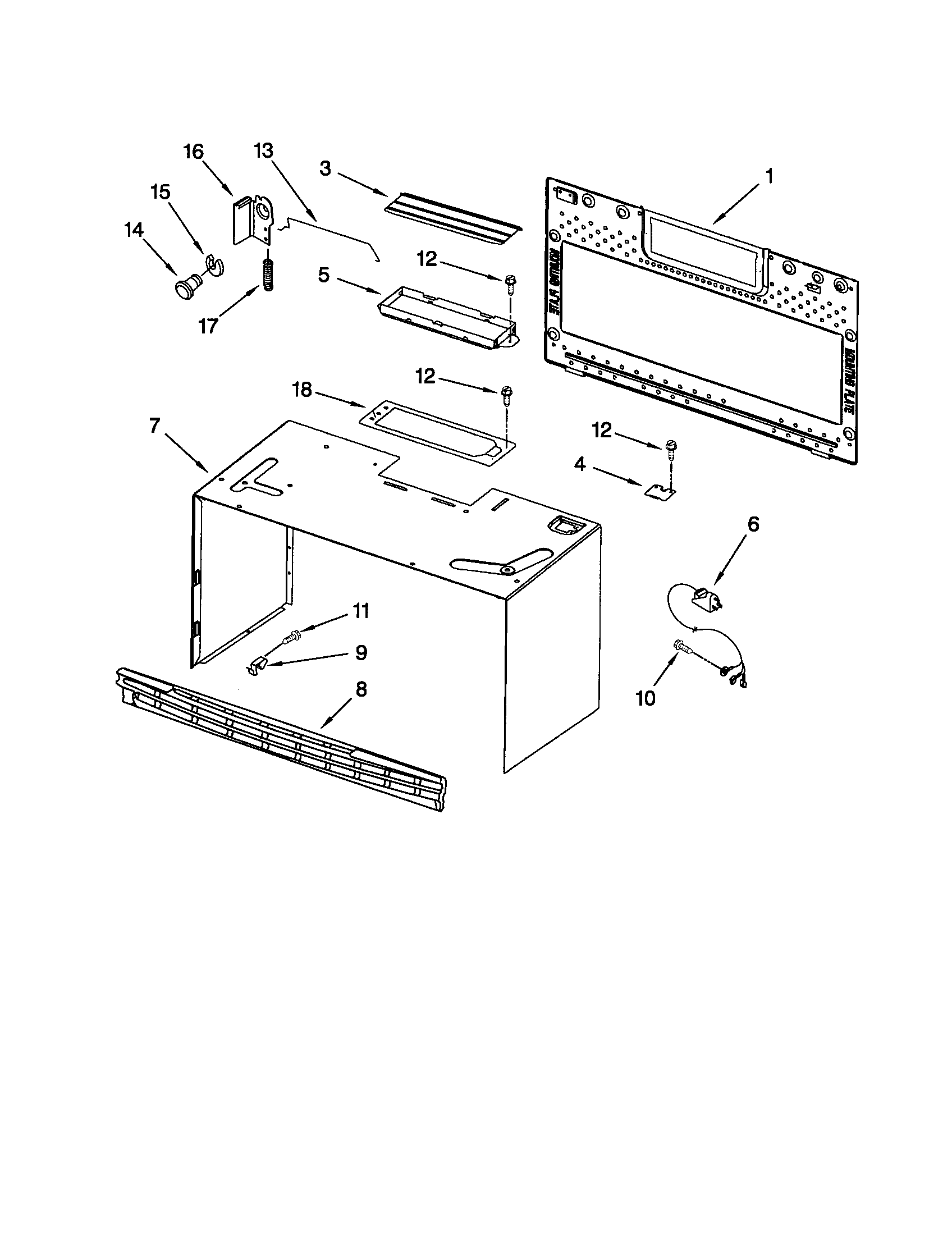 Cabinet and installation