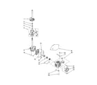 Kenmore 11022996103 brake/clutch/gearcase/motor/pump diagram