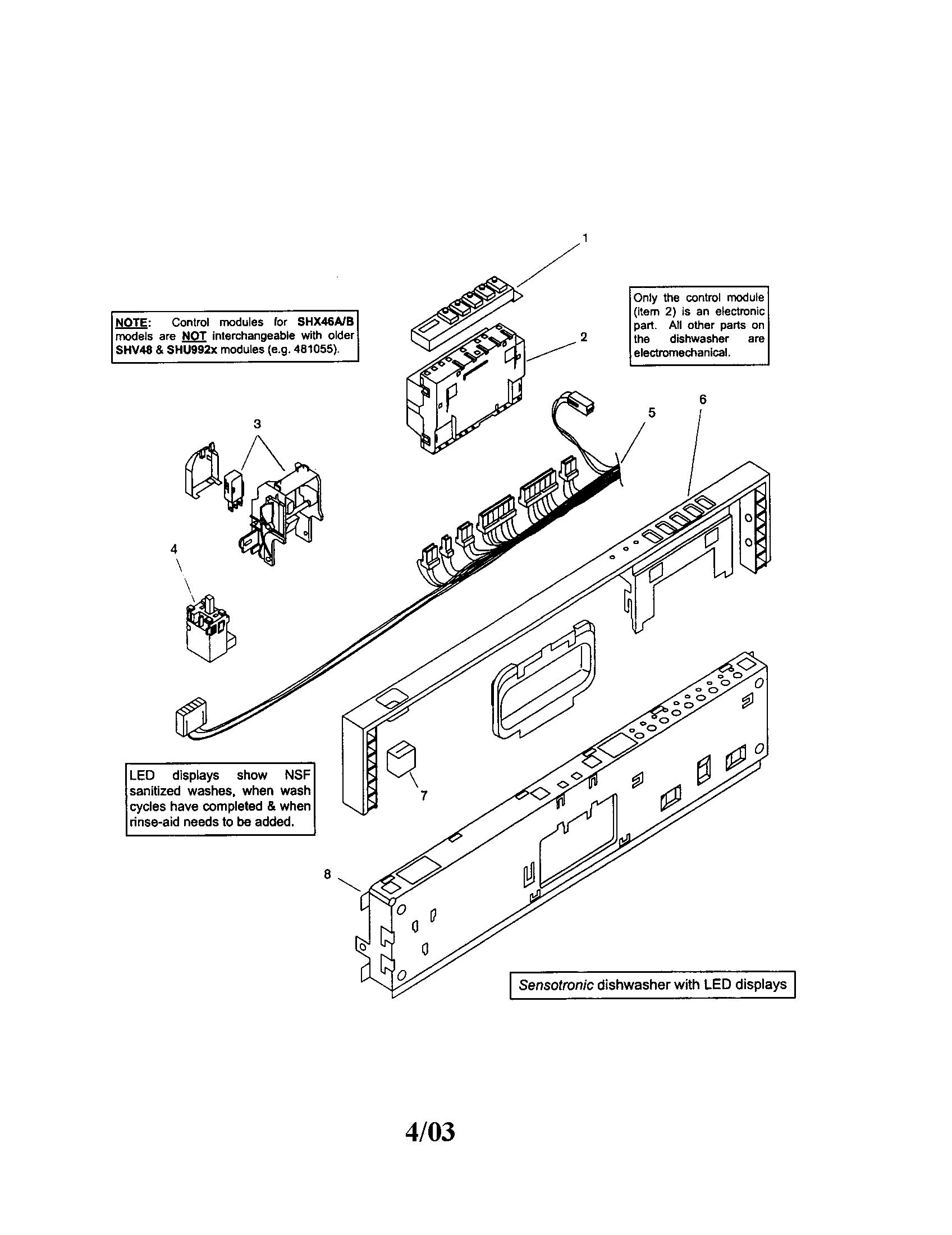 Fascia panel