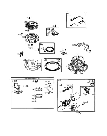 Motor-starter/short block