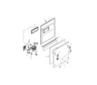 Bosch SHV46C03UC/14 (FD8211) door assembly diagram