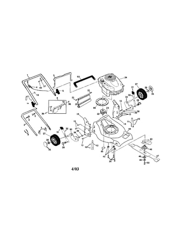 Engine/handle/housing