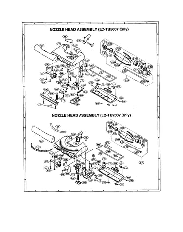 Nozzle head assembly