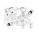 Craftsman 917378402 engine/handle/housing diagram