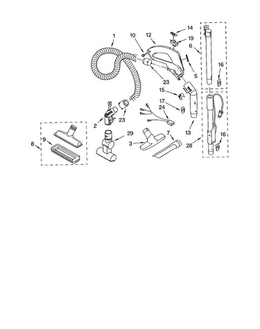 Hose and attachments