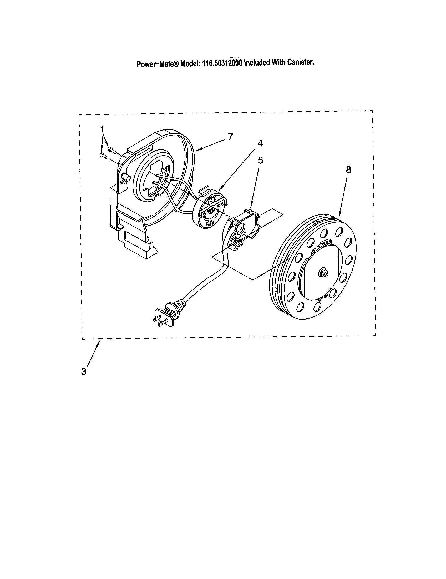 Power cord reel