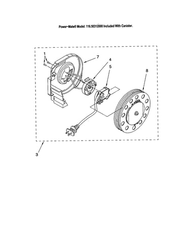 Power cord reel