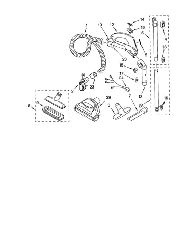 Hose and attachments