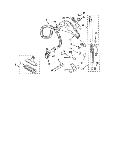 Hose and attachments