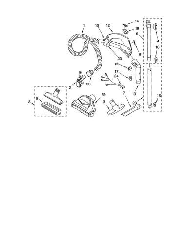 Hose and attachments