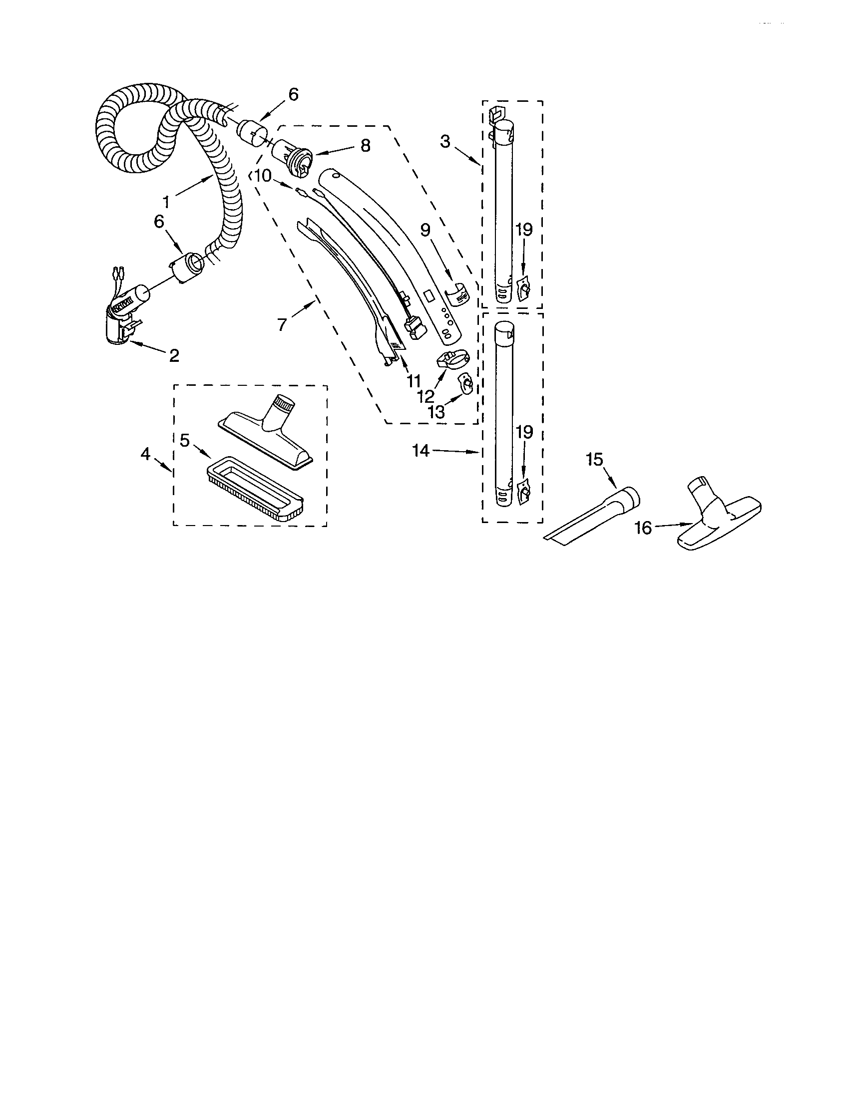 HOSE AND ATTACHMENTS