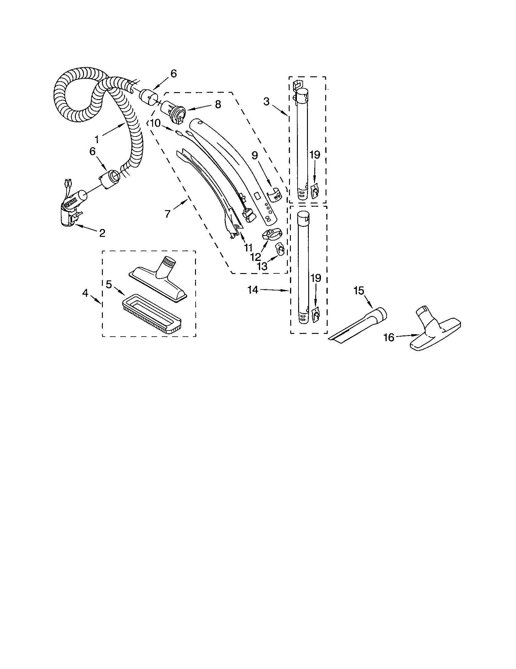 Hose and attachments