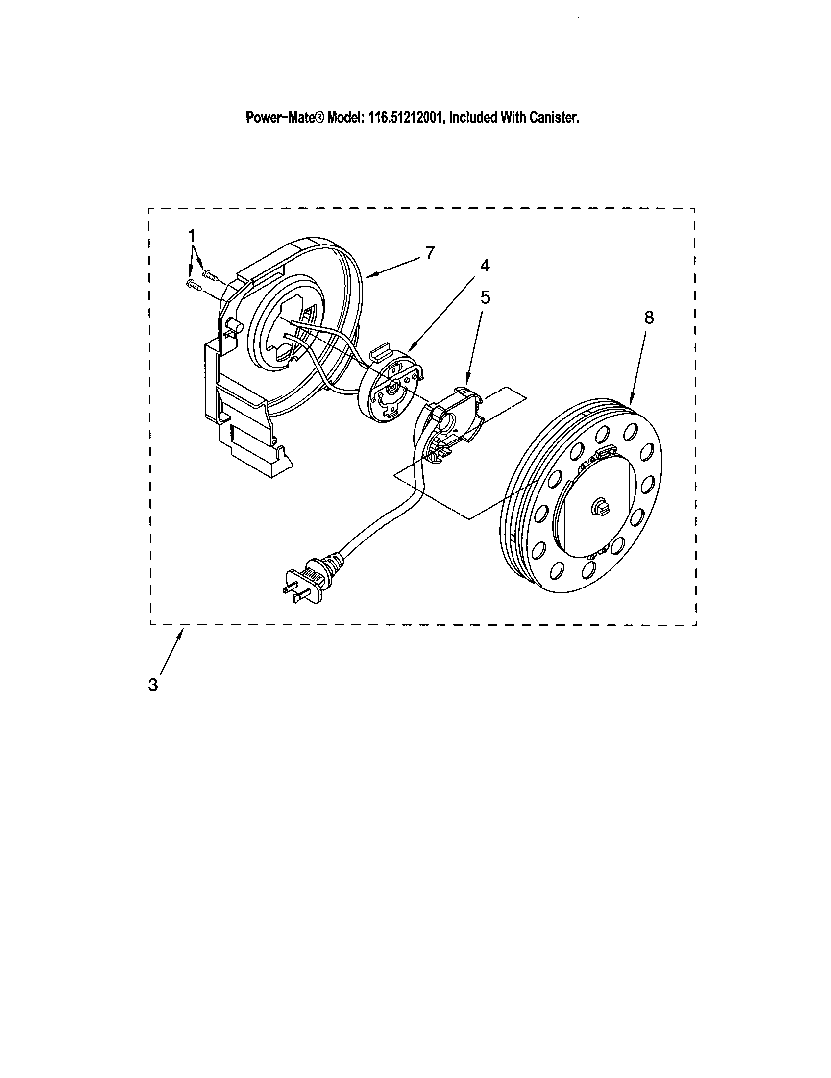 Power cord reel