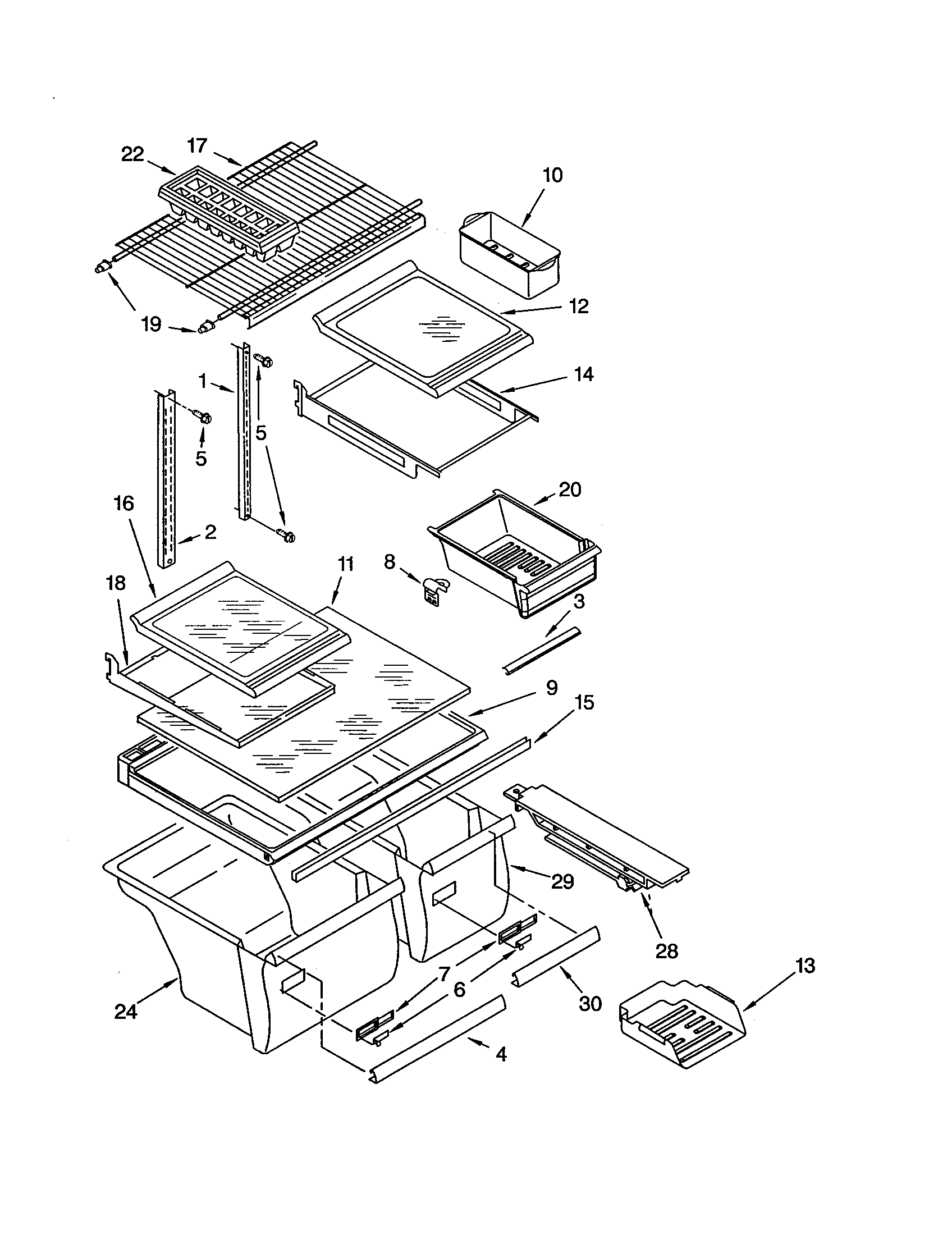 SHELVES