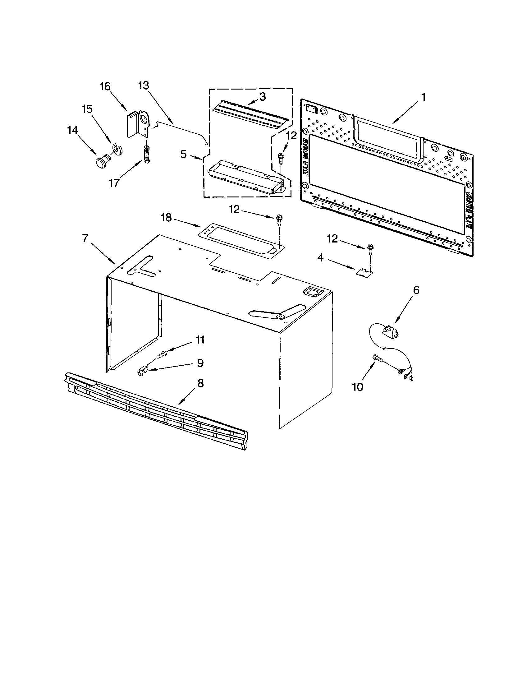 Cabinet and installation