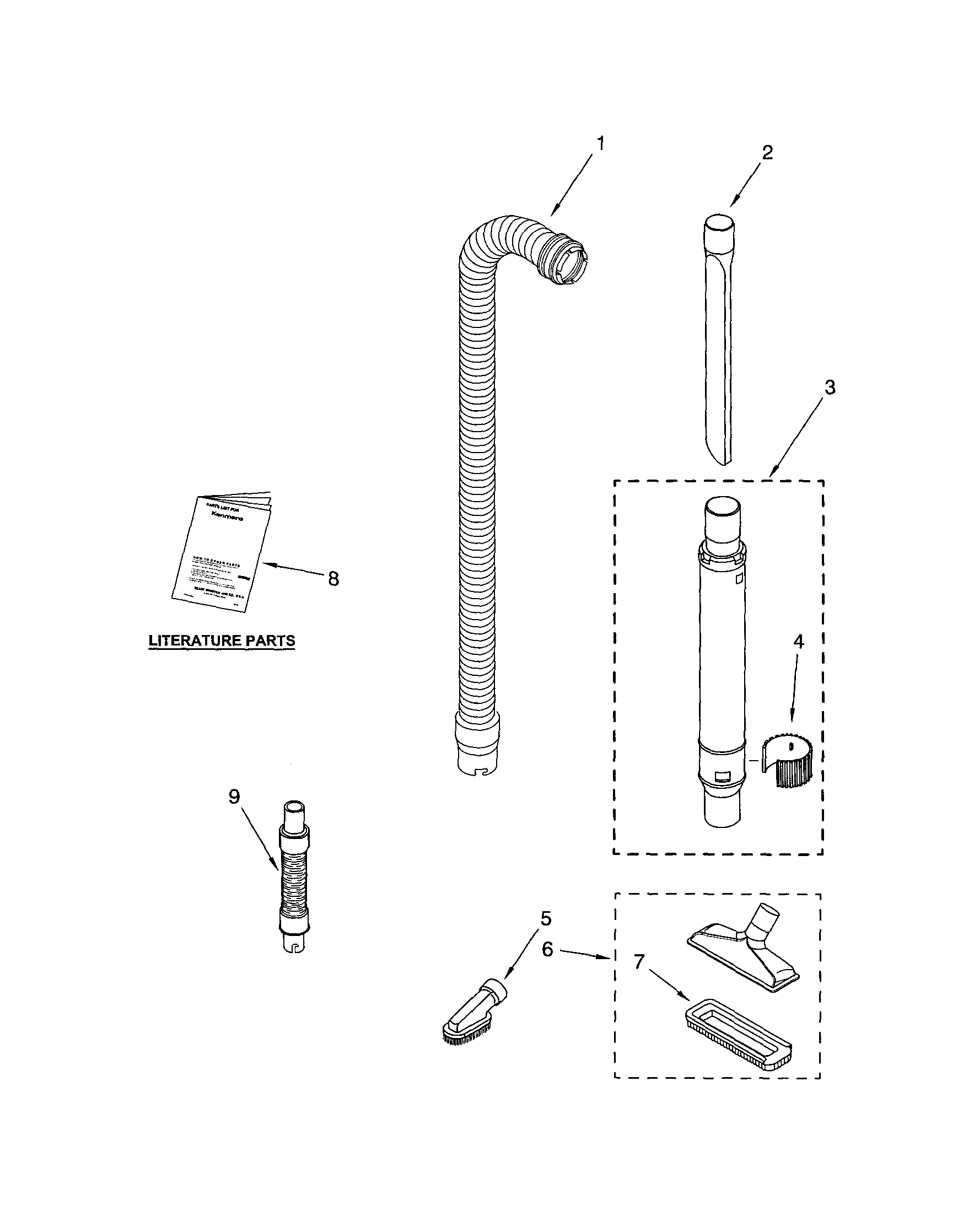 HOSE AND ATTACHMENTS