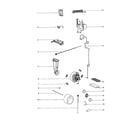 Eureka 4874B motor/thermostat diagram