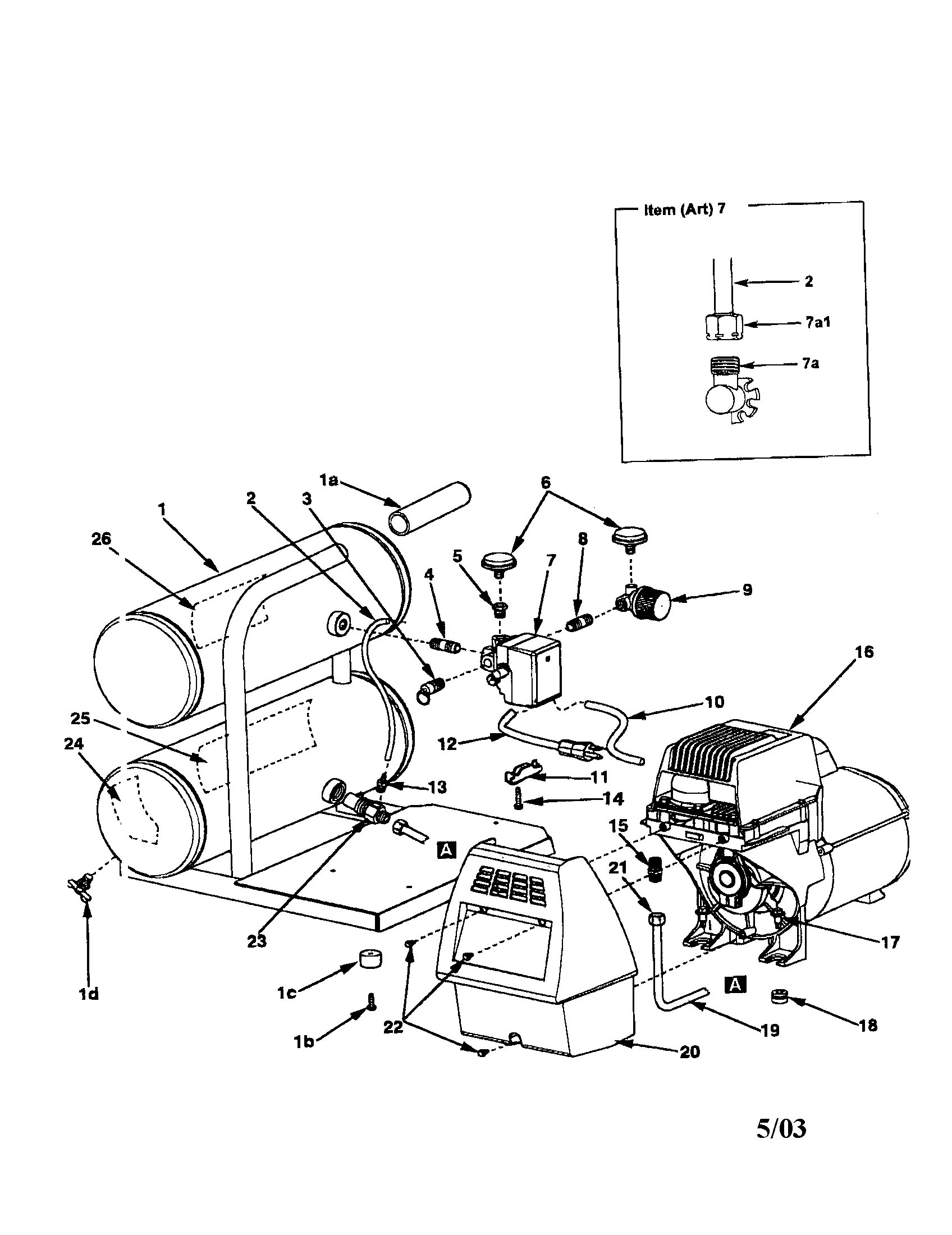 Tank/valve, bleeder/handle
