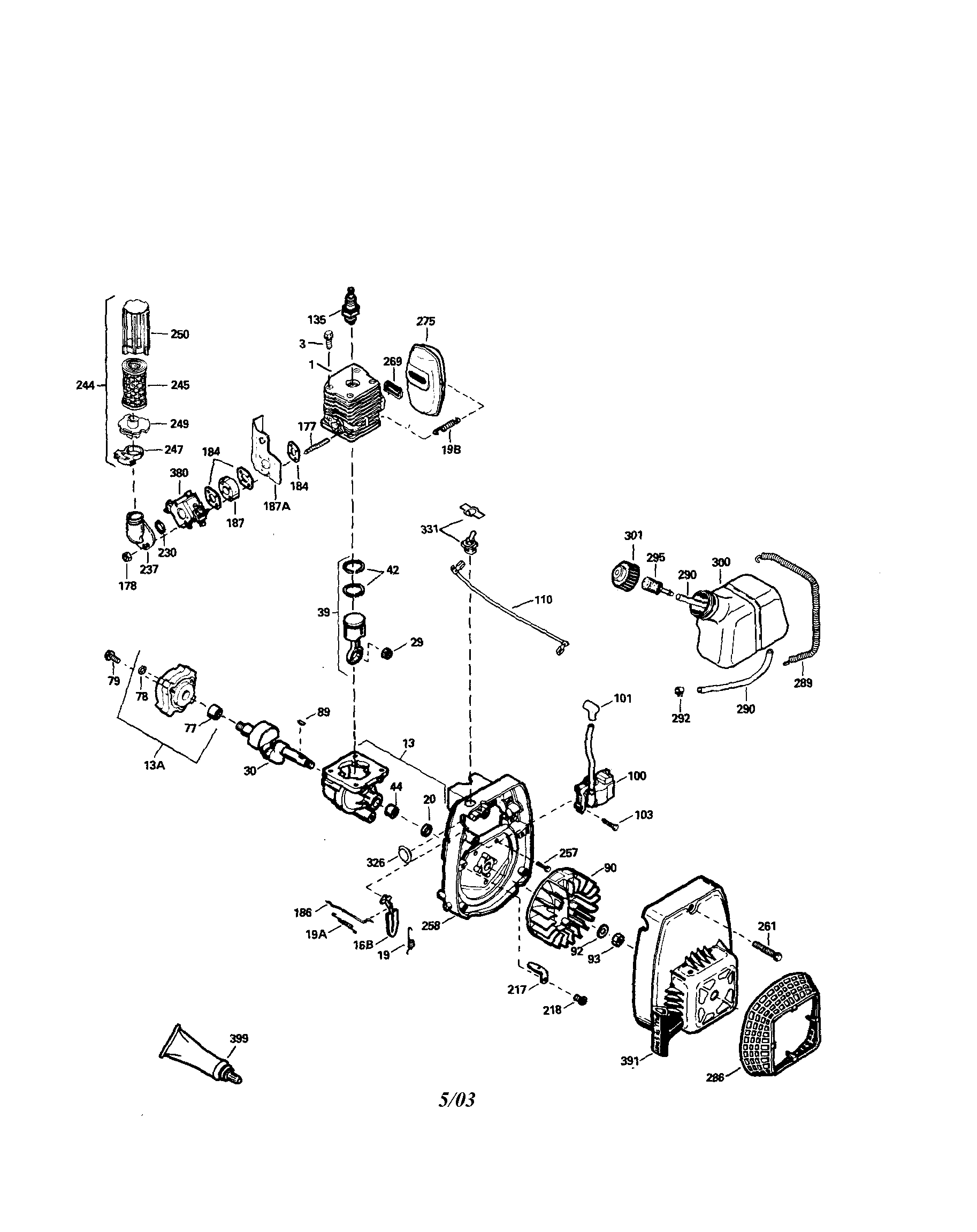 2-cycle engine
