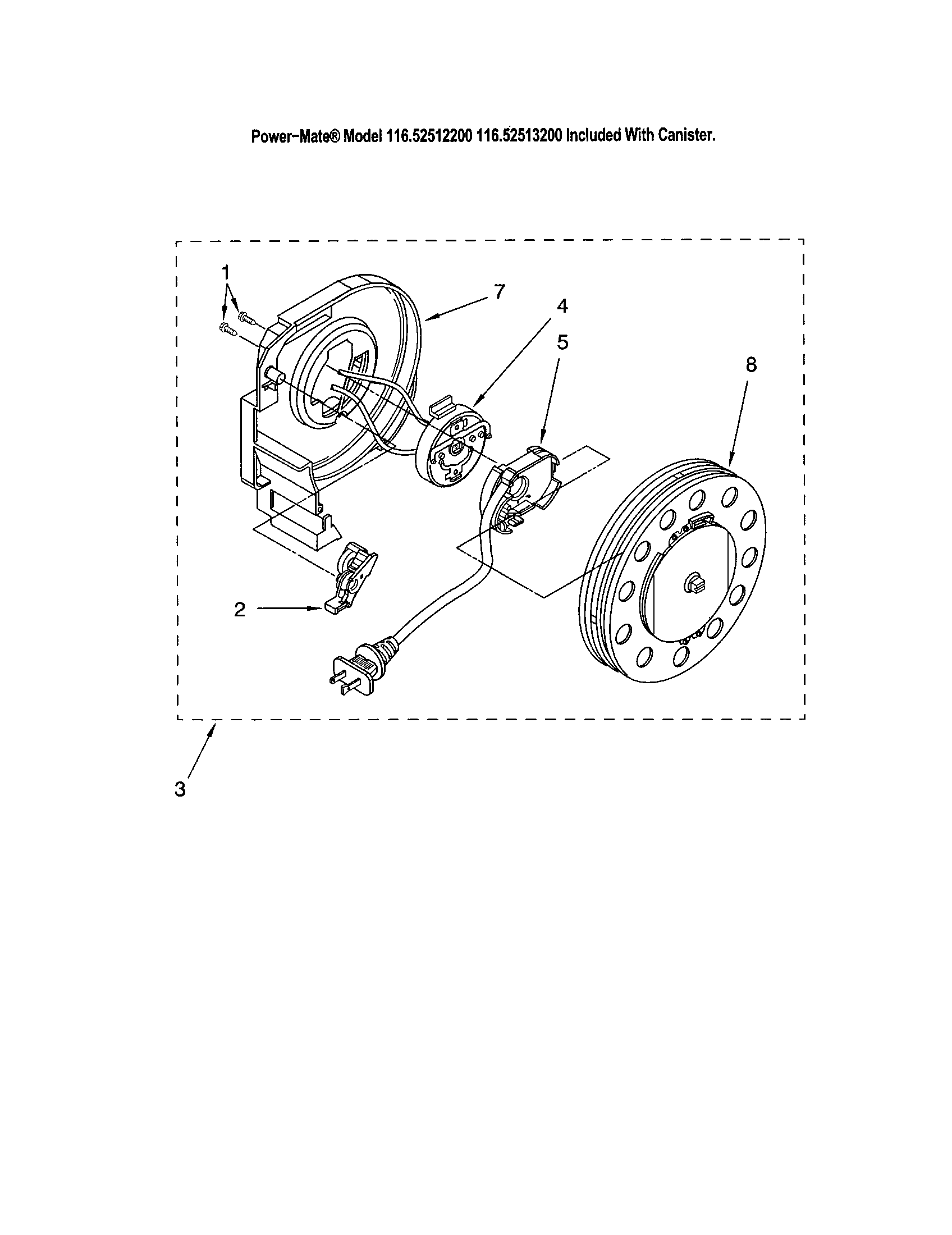 Power cord reel